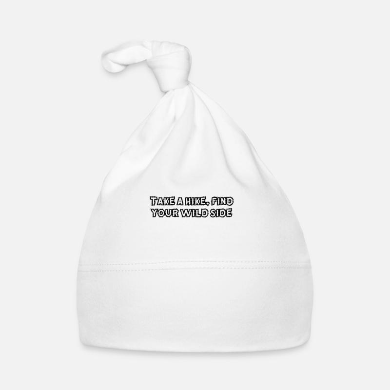 Hiking - Take a hike, find your wild side Organic Baby Cap