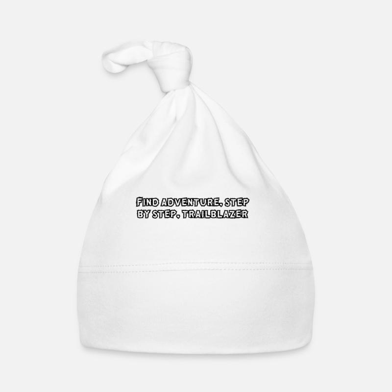 Hiking - Find adventure, step by step, Organic Baby Cap