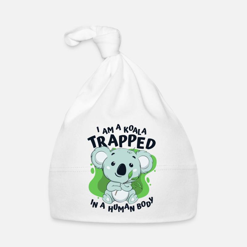 Je suis un koala piégé dans un corps humain Koalabear Bonnet bio Bébé