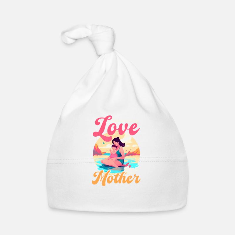 Fête des mères née de l’amour Mère Bonnet bio Bébé