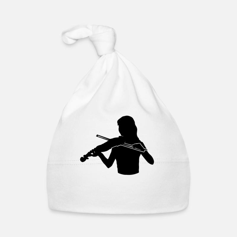 violinist, melody, virtuoso, classical, love Organic Baby Cap
