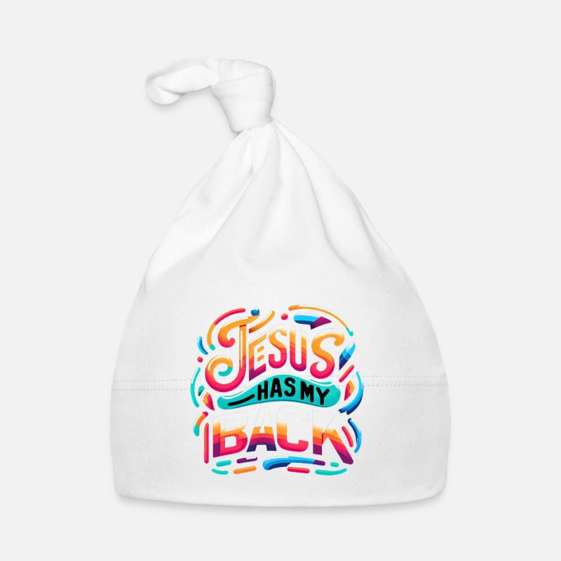 Jésus est là pour moi 24 Bonnet bio Bébé
