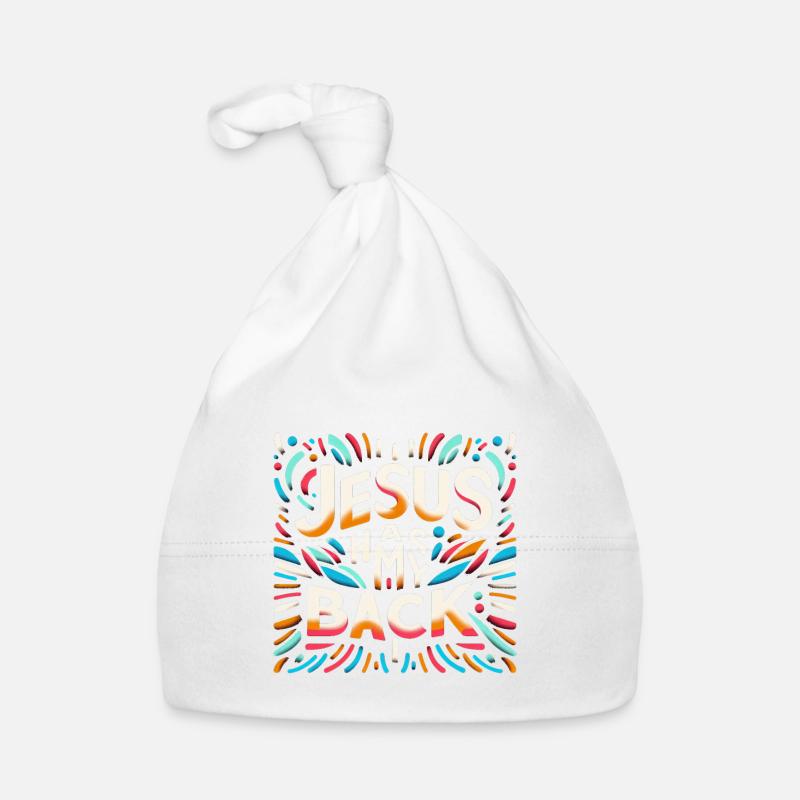 Jésus est là pour moi 29 Bonnet bio Bébé