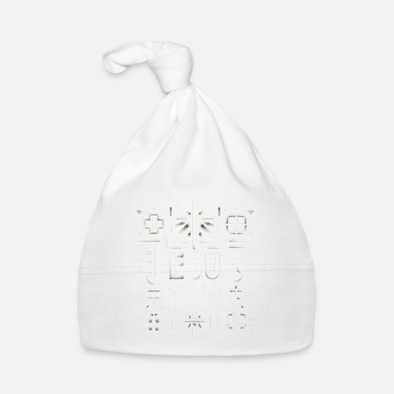 Jésus est là pour moi 30 Bonnet bio Bébé
