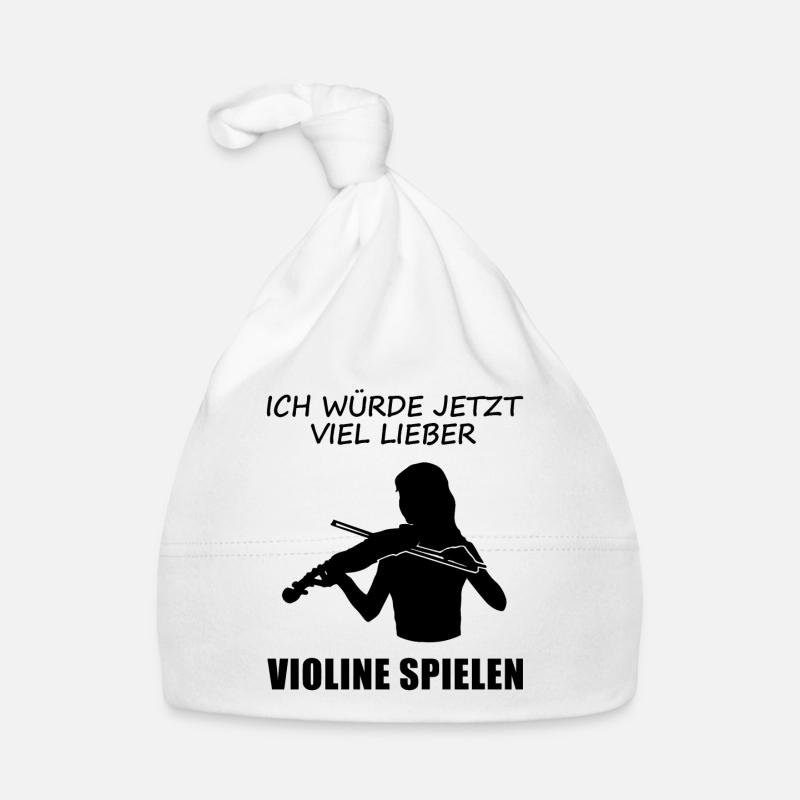 Sehnsucht Violinen Spielzeit Geschenk Baby Bio-Mütze