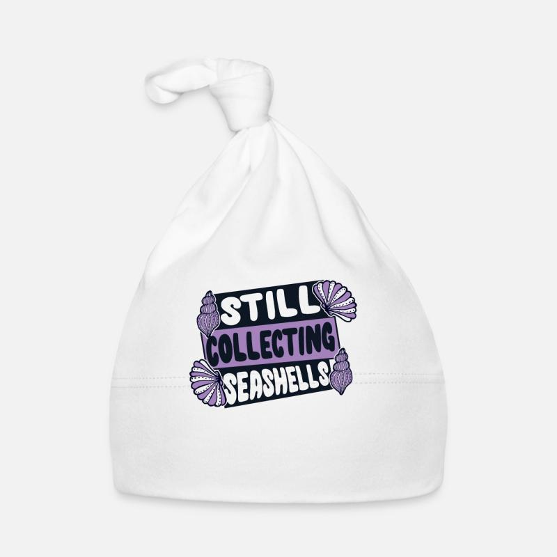 Still Collecting Seashells Shell Hunter Seashell Organic Baby Cap
