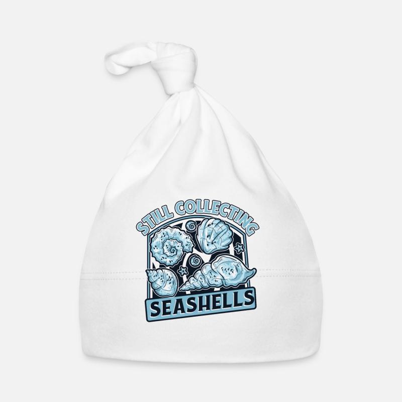 Still Collecting Seashells Shell Hunter Seashell Organic Baby Cap