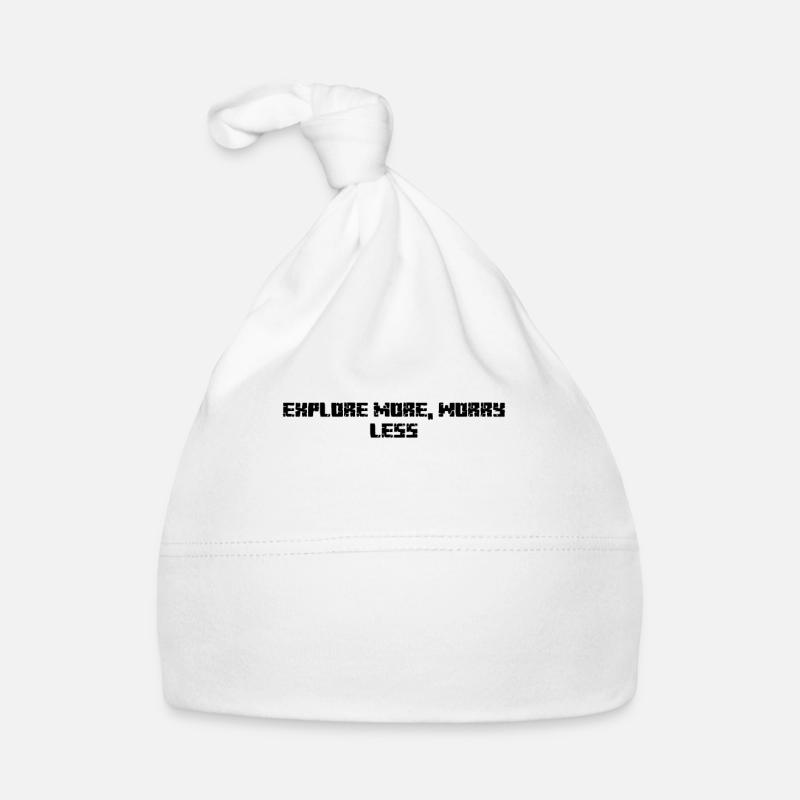 Wandern - Explore More, Worry Less Baby Bio-Mütze