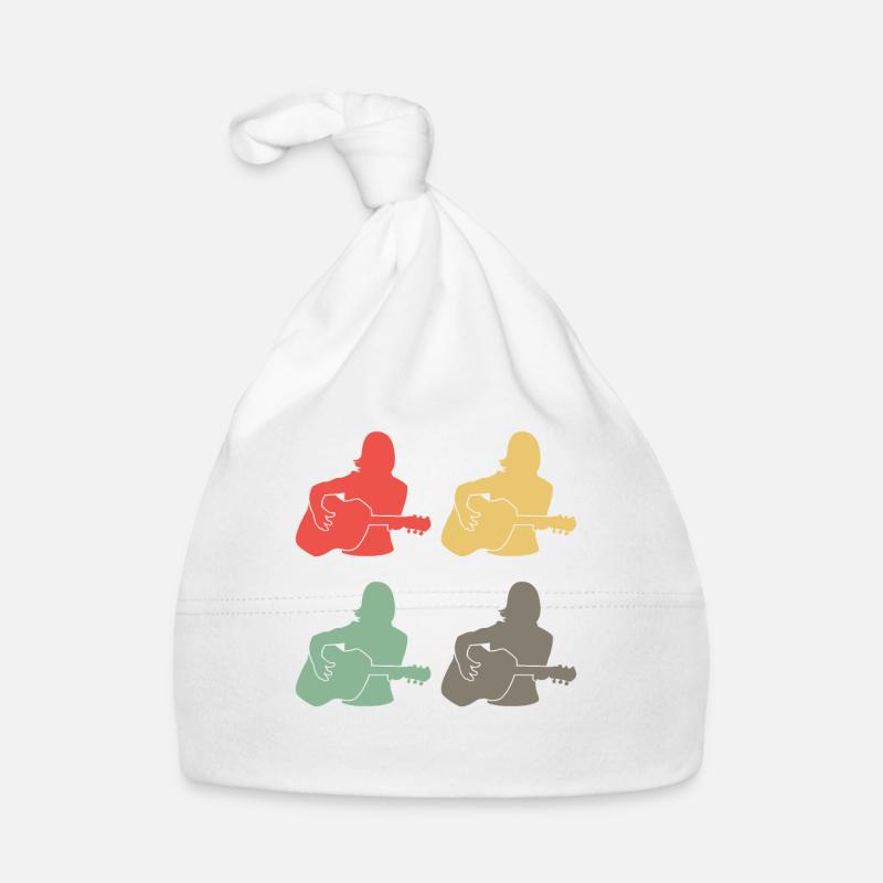 Ensemble coloré de guitaristes cadeaux Bonnet bio Bébé