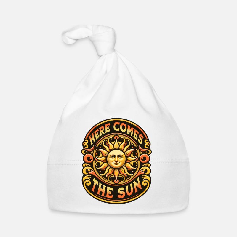 Voici le soleil Vintage soleil source d’inspiration Bonnet bio Bébé