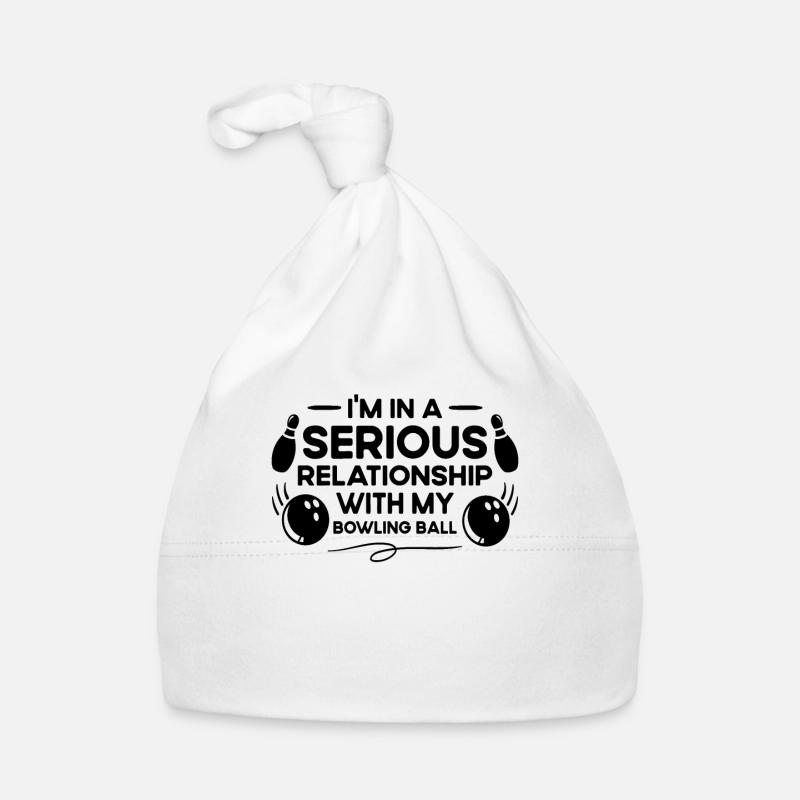 Relationship with the ball - Bowling Organic Baby Cap