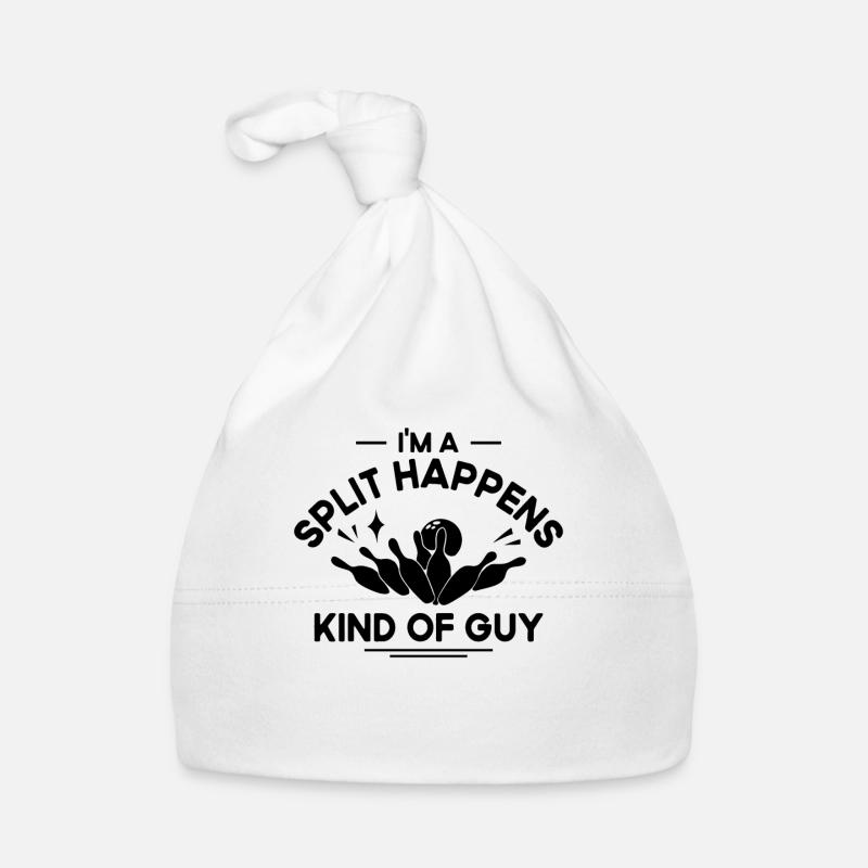 Ich Bin Ein Split -Happens -Typ - Bowling Baby Bio-Mütze