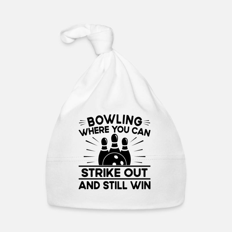 Can Swing and Still Win - Bowling Organic Baby Cap