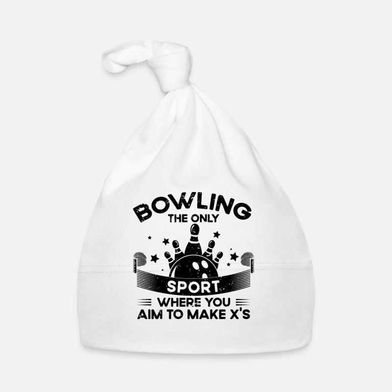 Only sport aims to make X - Bowling Organic Baby Cap