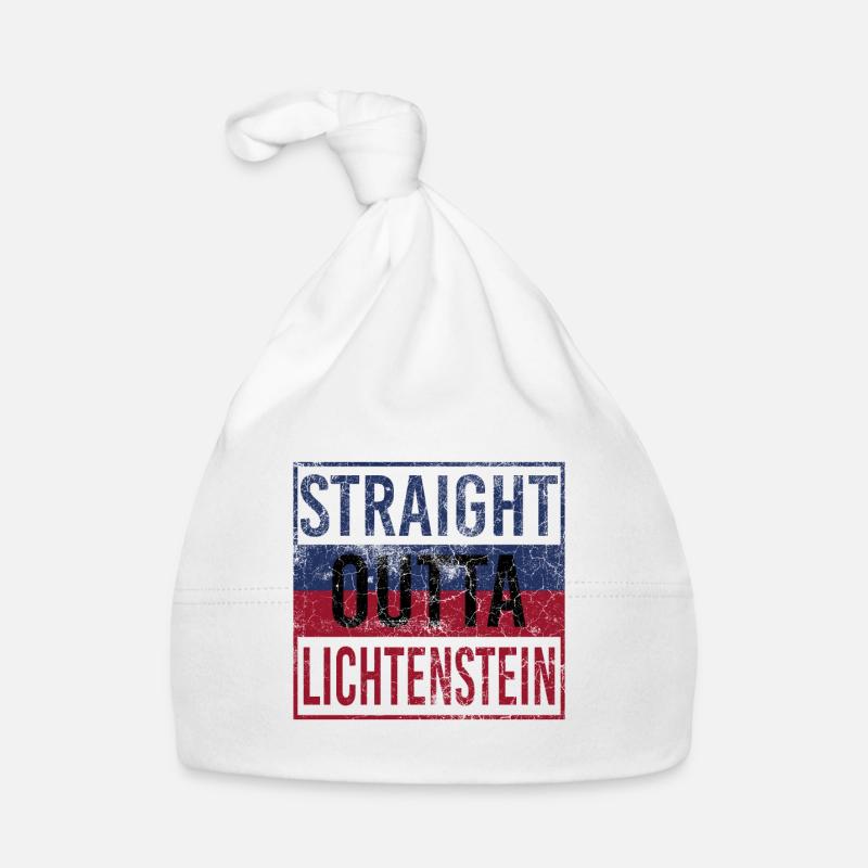 Straight Outta Lichenstein Baby Bio-Mütze