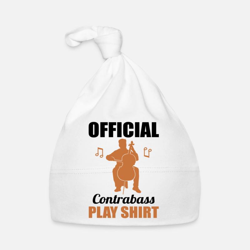 Double Bass Master Game Shirt Design Organic Baby Cap