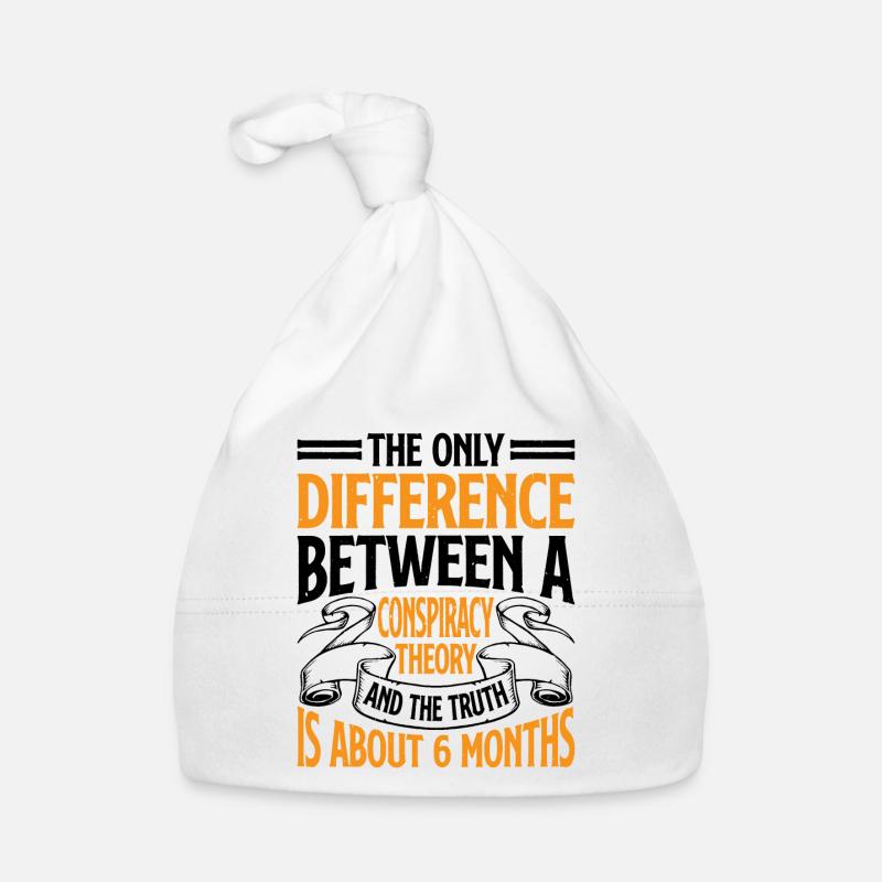 The Only Difference Between A Conspiracy Theory 18 Baby Bio-Mütze