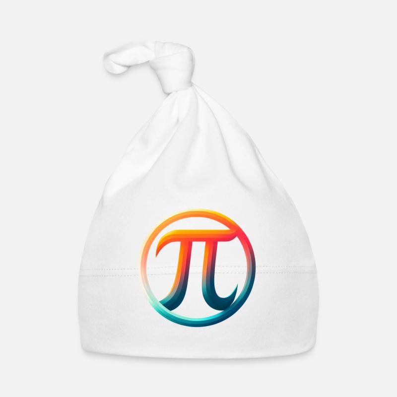 Pi Day Nerd Geek Love Math Pi Symbol Kids Men Organic Baby Cap
