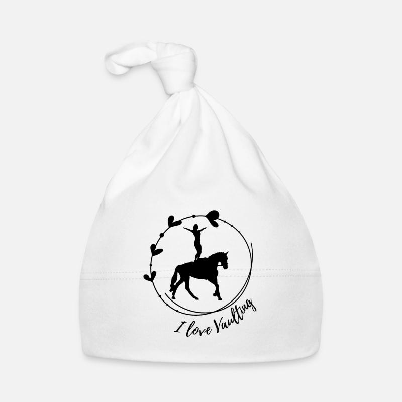 J’adore la voltige - Bonnet bio Bébé - blanc