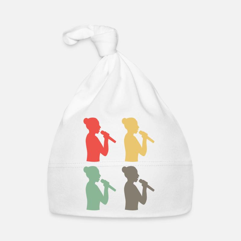 Bunte Chor Vielfalt Gesang - Geschenk Baby Bio-Mütze