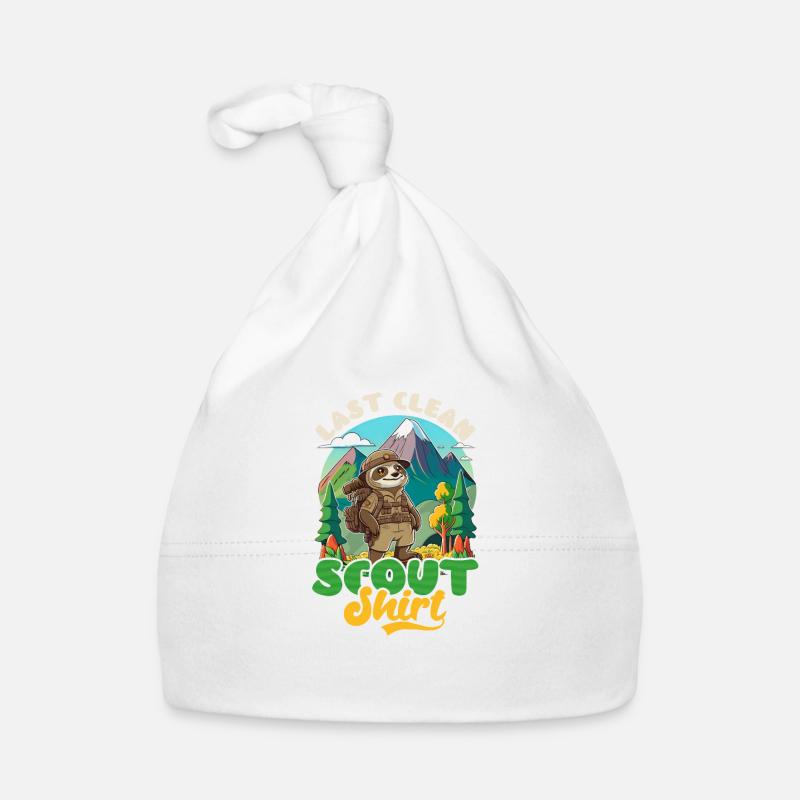 Scouting Last Clean Outfit Faultier Baby Bio-Mütze