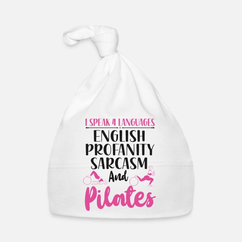 Pilates Instructor Teacher I Speak Organic Baby Cap