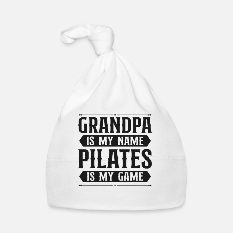 Instructeur de Pilates Enseignant Grand-père Bonnet bio Bébé