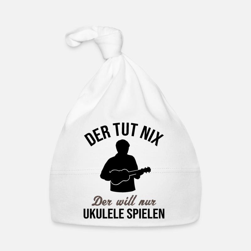Innocent Ukulele Player Fun Gift Organic Baby Cap
