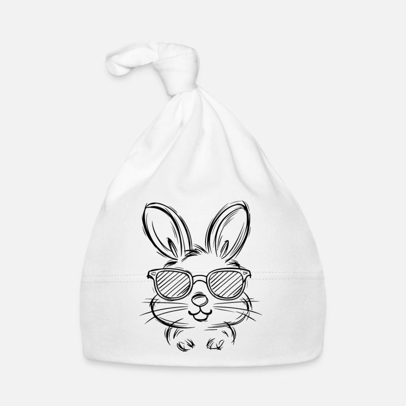 Lapin drôle lapin mignon lapin cadeau Bonnet bio Bébé