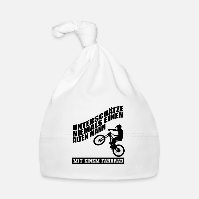 Drôle de dicton de bicyclette Bonnet bio Bébé