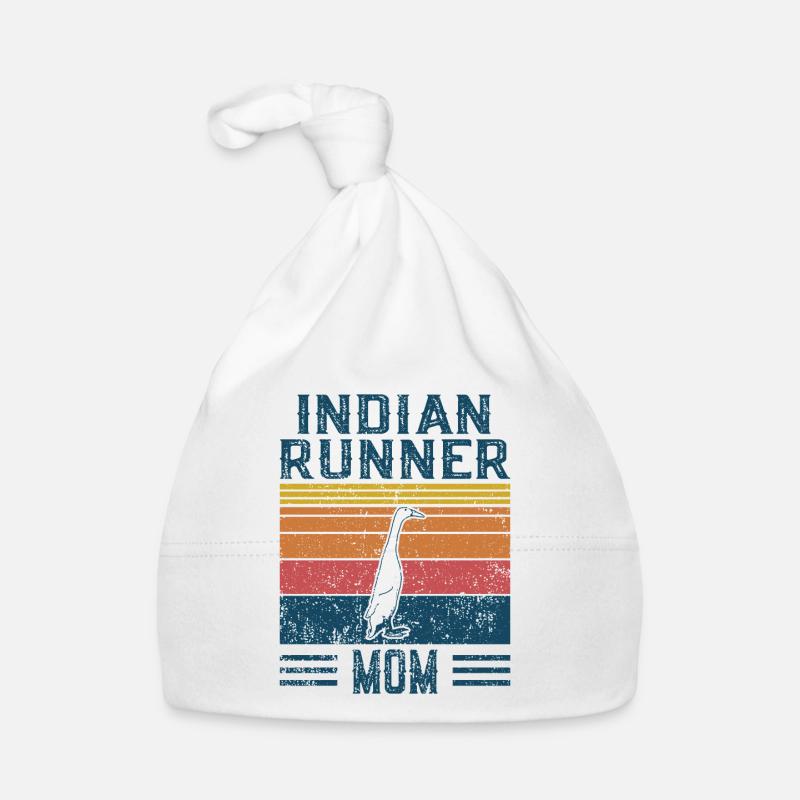 Entenmama - Vintage Indian Runner Baby Bio-Mütze