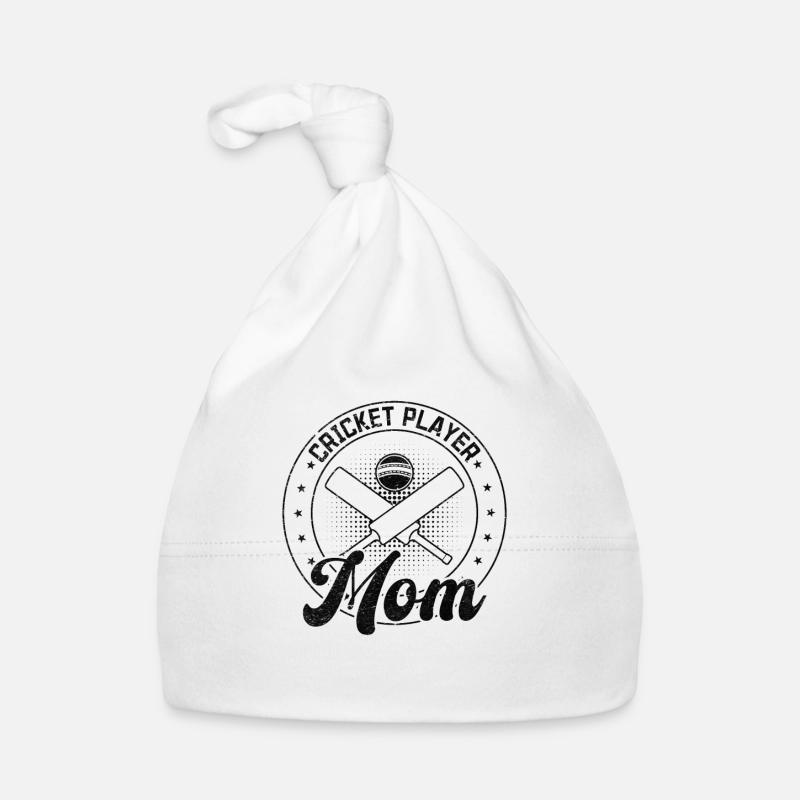 Cricket Player Mom Organic Baby Cap