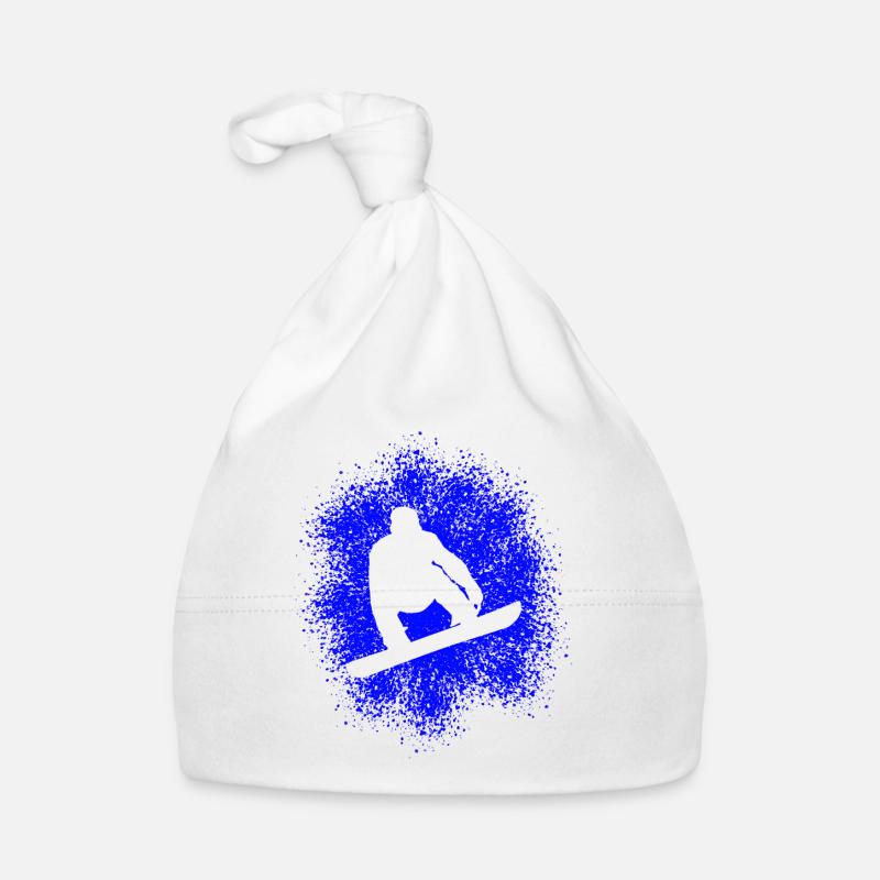 Snowboard Wintersprotler Baby Bio-Mütze