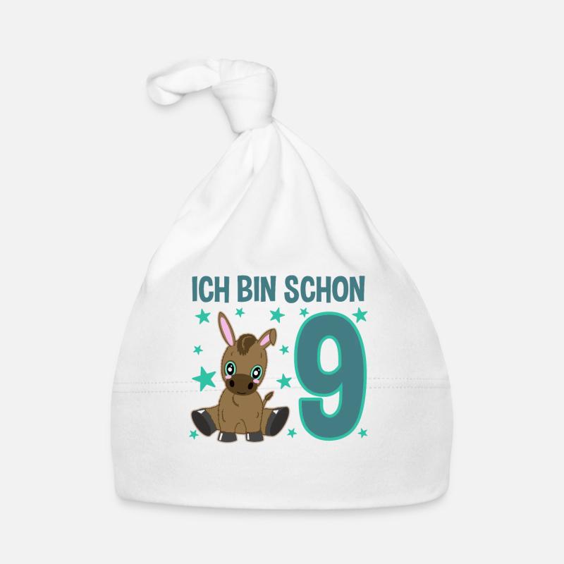 Neunjähriges Eselchen: Großes Fest Baby Bio-Mütze
