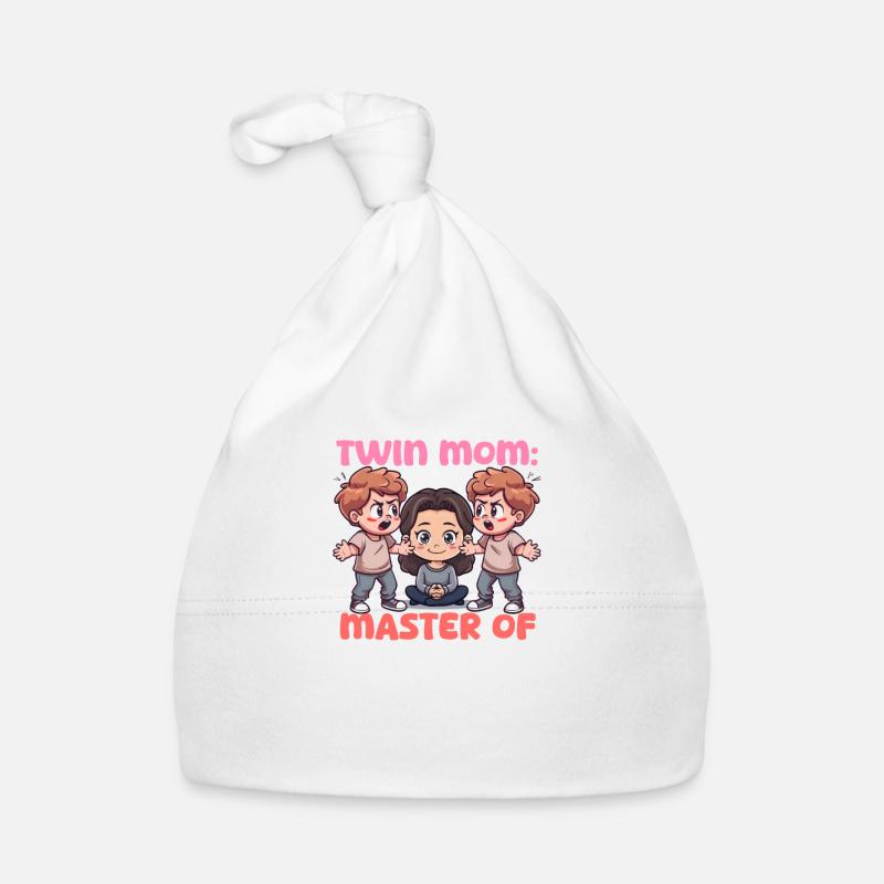 Twin Mom Master Negotiation Diaper Changing Organic Baby Cap