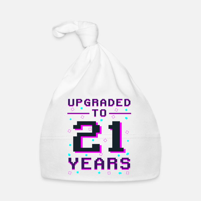 21 and Legendary Retro Gamer Organic Baby Cap