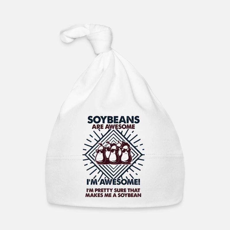 Le soja est excellent - Mama Dad Bonnet bio Bébé