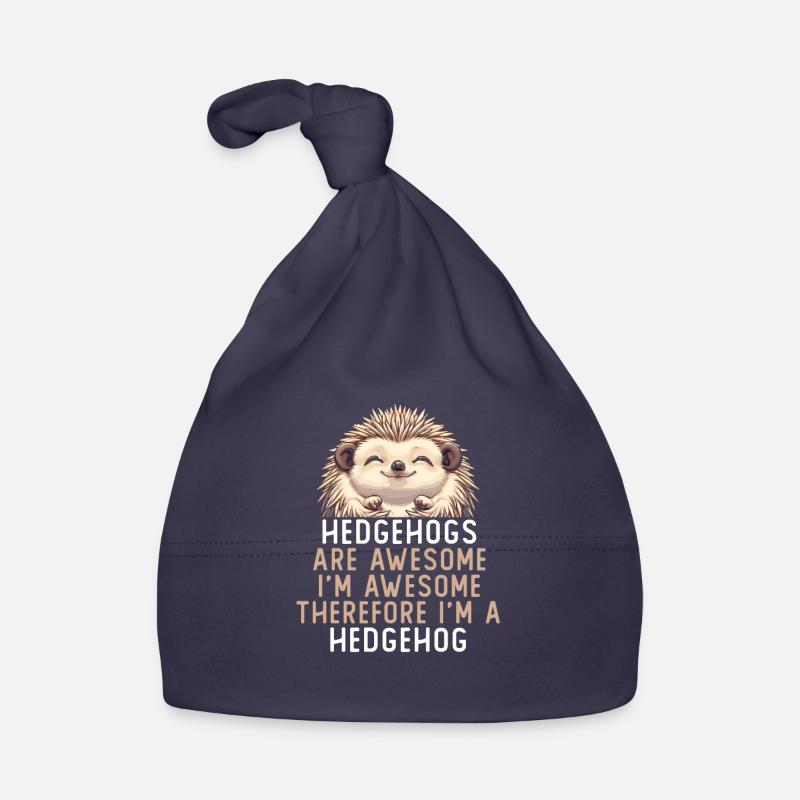 Hedgehogs Are Awesome Organic Baby Cap