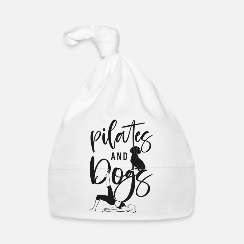 Pilates Instructor Teacher Dog Organic Baby Cap