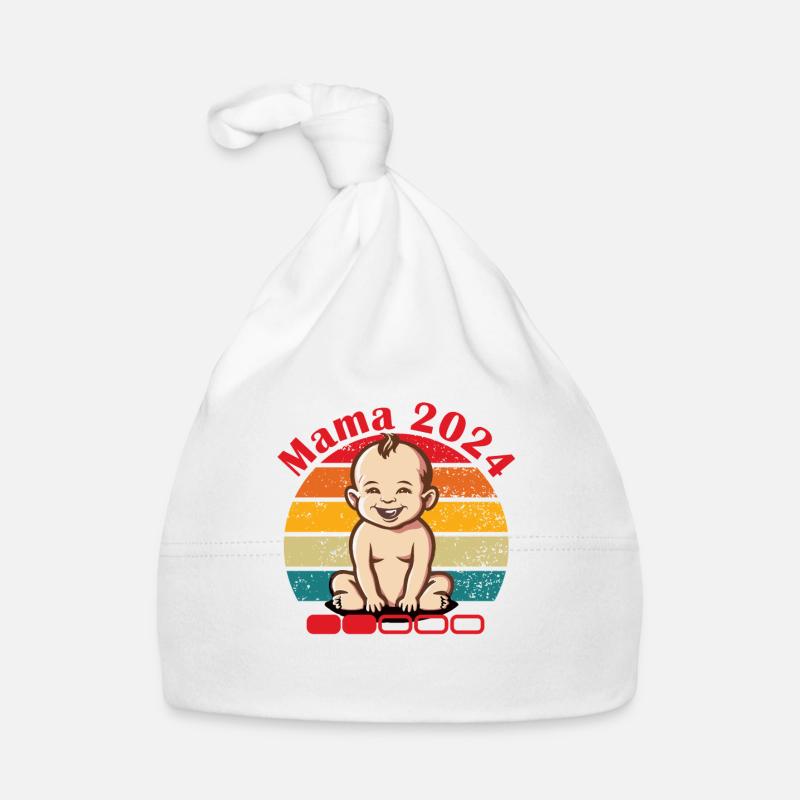 Mama 2024 Loading Baby Bio-Mütze