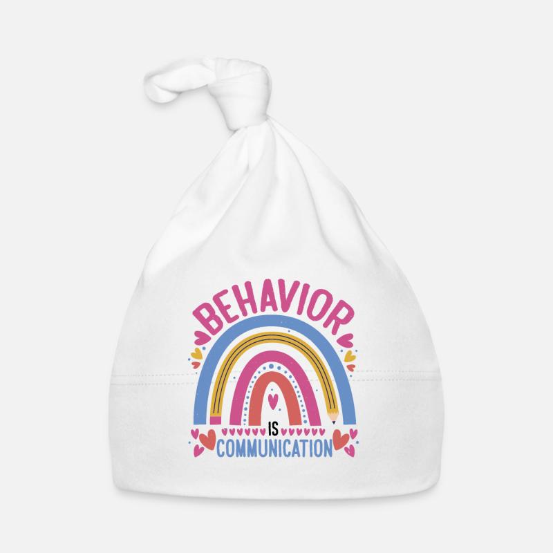 Behavior Is Communication 24 Organic Baby Cap