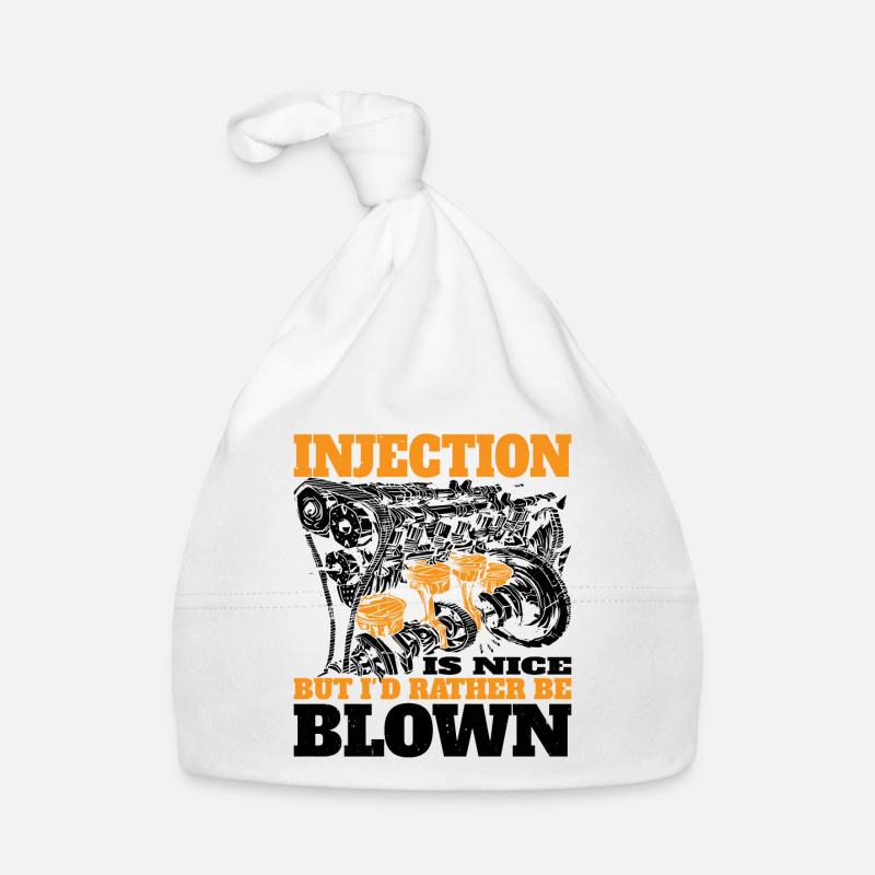 Injection Is Nice But I'd Rather Be Blown 7 Organic Baby Cap