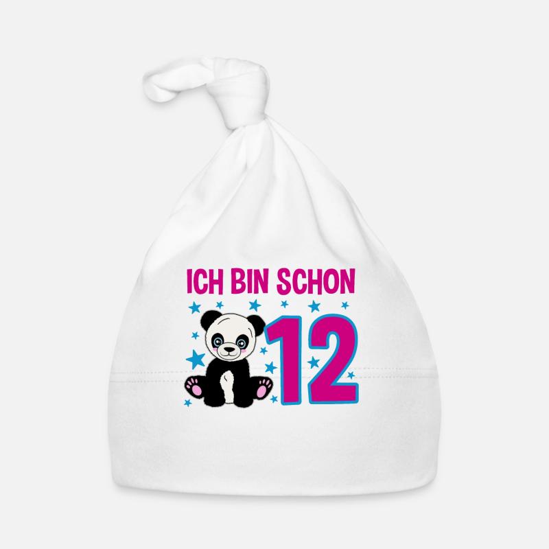 Panda mignon - Douze ans de jubilation Bonnet bio Bébé