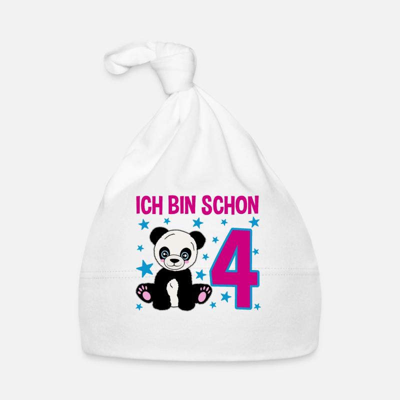 Quatre ans de magie panda Bonnet bio Bébé