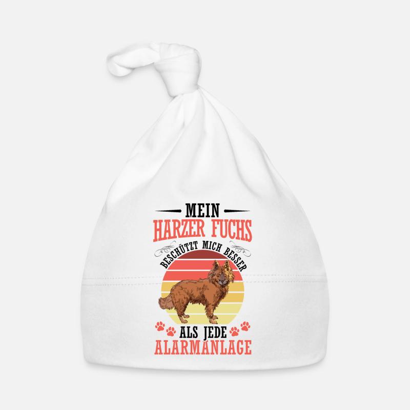 Harz fox protects me Herding dog Herding fox Organic Baby Cap