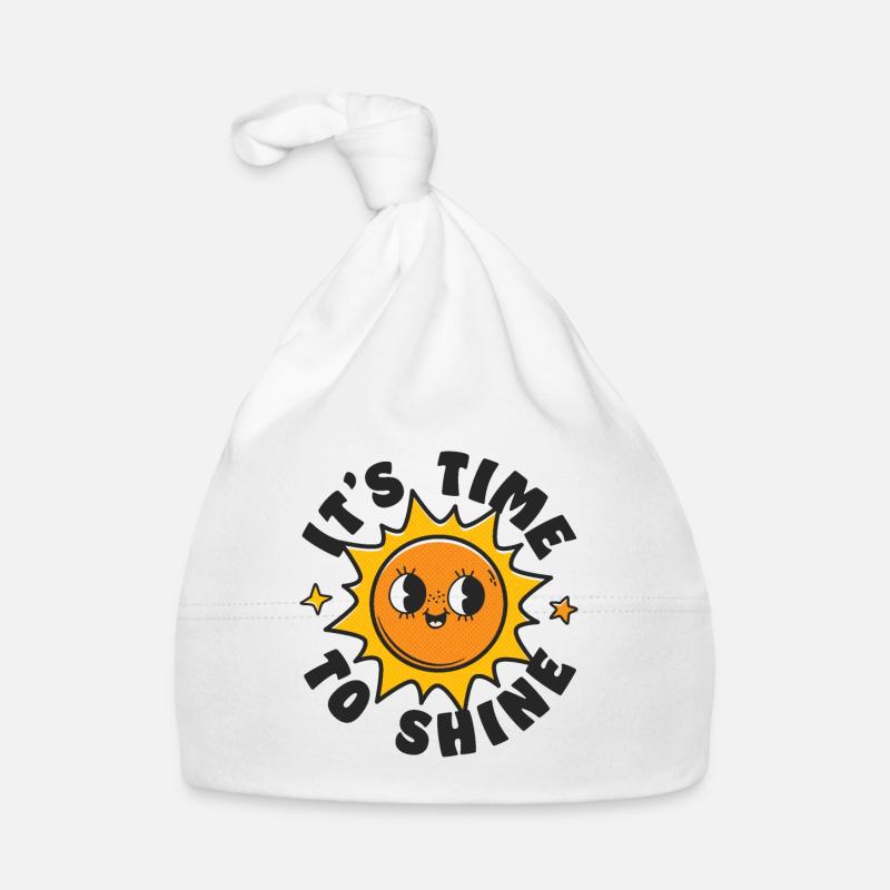 It's Time to Shine Organic Baby Cap
