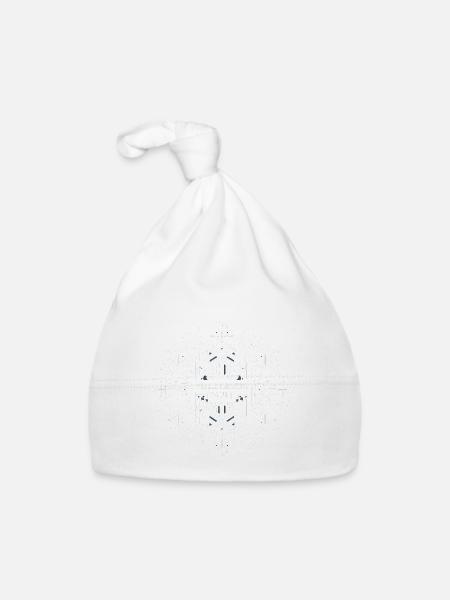 Puzzle Partners Squad 4 - Organic Baby Cap - white - Front