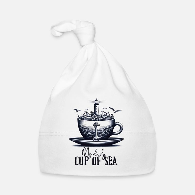 Ma tasse de mer quotidienne Bonnet bio Bébé