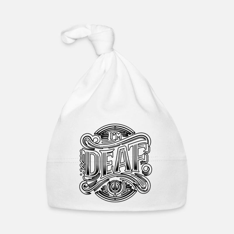 I'm Deaf 41 Baby Bio-Mütze