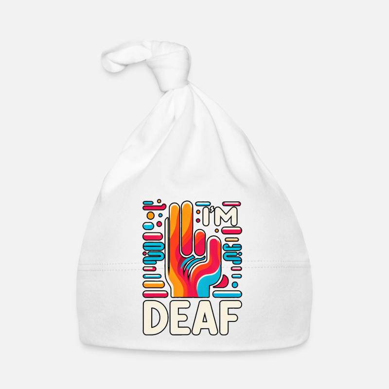 Je suis sourd 46 Bonnet bio Bébé
